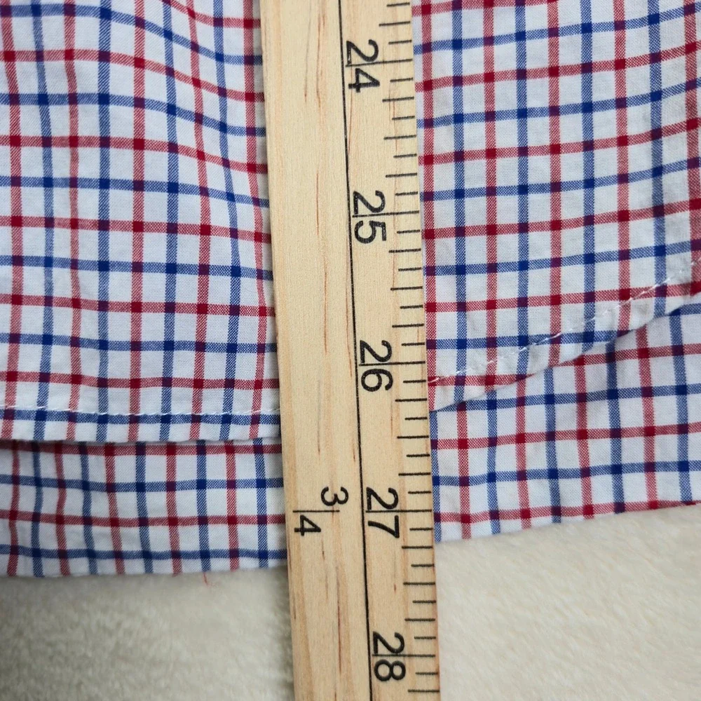 Ralph Lauren Boy Button Down Shirt Size XL 18 Windowpane Preppy Kidcore Academia